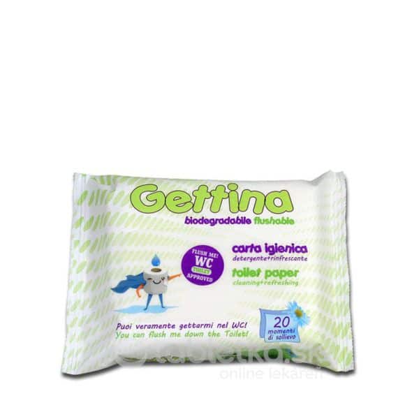 Vlhký toaletný papier Gettina 20 ks