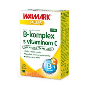 WALMARK B-komplex PLUS s vitamínom C cmúľacie tablety 30 ks