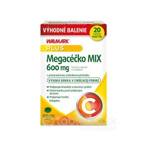 WALMARK MEGACÉČKO MIX 600 mg 120tbl