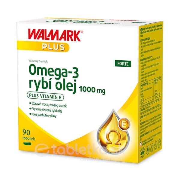 WALMARK Omega-3 rybí olej FORTE 90 cps