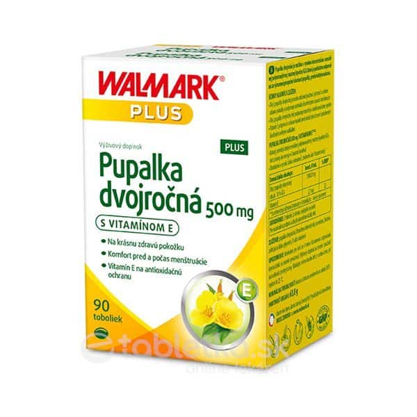 WALMARK Pupalka dvojročná 500 mg s vitamínom E 90 cps