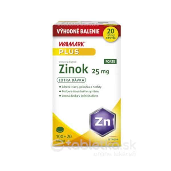 E-shop WALMARK Zinok FORTE 25 mg 100+20 tbl