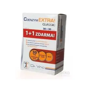 COENZYM EXTRA CLASSIC 30MG – DA VINCI 30+30 zadarmo (60 cps)