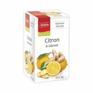 APOTHEKE PREMIER SELECTION ČAJ CITRÓN A ZÁZVOR