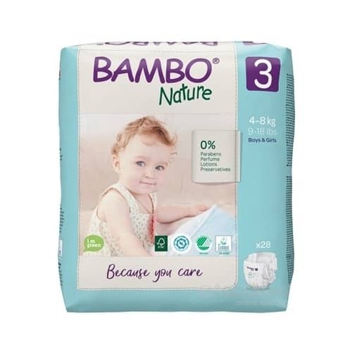 E-shop BAMBO 3 (4-8 kg) detské plienky, 1x28ks