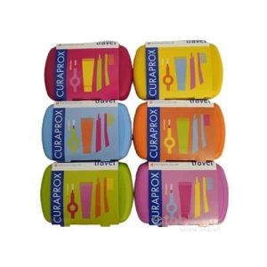 CURAPROX Travel set (1x zubná kefka, 2x medzizubná kefka CPS, 1x zubná pasta 10 ml) – 1 set