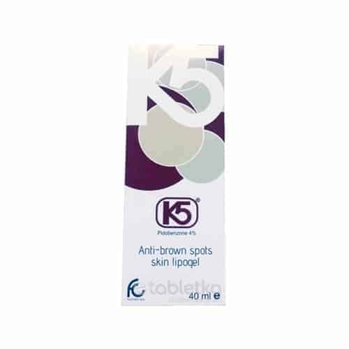 Drogeria cistenie - K5 Lipogel na depigmentáciu hnedých škvŕn 1x40 ml