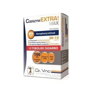 COENZYM EXTRA MAX 100MG – DA VINCI 30+15 zadarmo (45 ks)