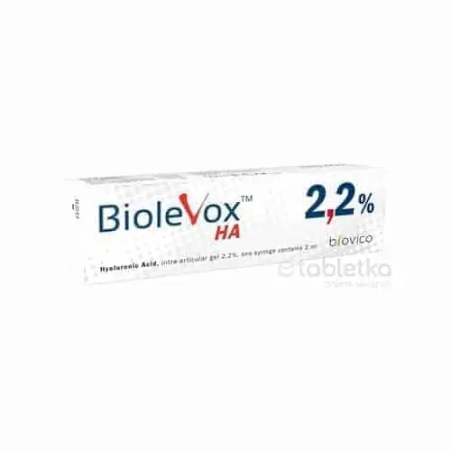 BIOLEVOX HA 2,2% intraartikulárny roztok 1x2ml