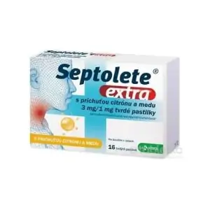 Septolete extra citrón a med pastilky 16ks