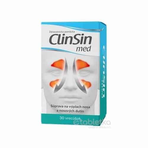 E-shop CLIN SIN med na výplach nosa, vrecúška 1x30 ks