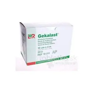 GEKALAST HYDROF. ELAST. FIXAČNÝ OBVAZ 10cmx4m 1×20 ks