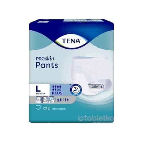 TENA Pants PLUS LARGE naťahovacie absorpčné nohavičky - 10 ks