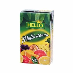 HELLO MINI DŽÚS ovocný nápoj, príchuť multivitamín 250 ml