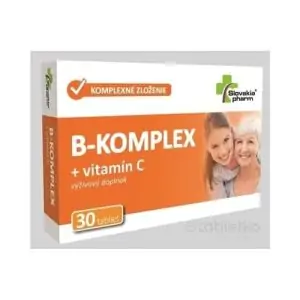 Slovakiapharm B-KOMPLEX + vitamín C 30 tbl
