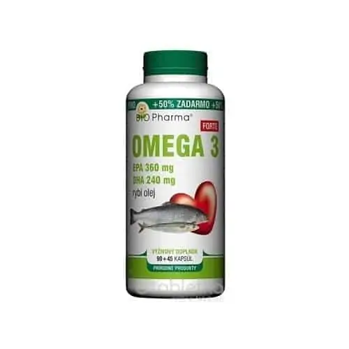 BIO Pharma Omega 3 Forte 1200 mg 90+45cps