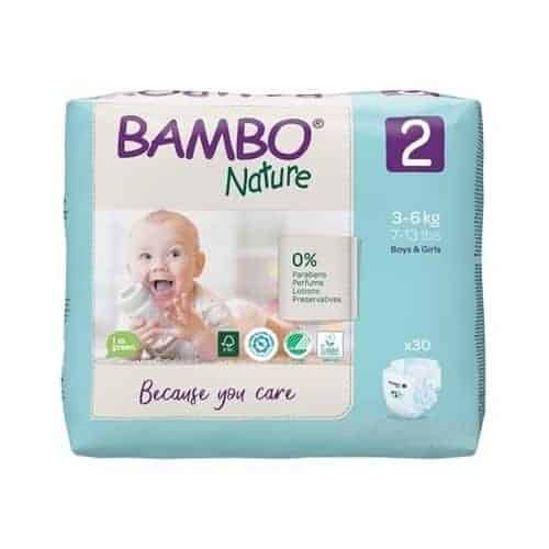 E-shop BAMBO 2 (3-6 kg) detské plienky 1x30ks
