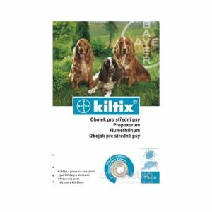 KILTIX Antiparazitný obojok pre stredné psy 53cm
