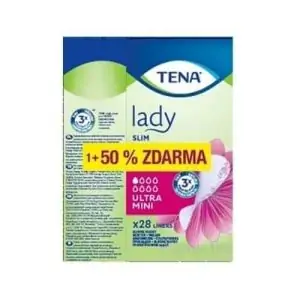 TENA Lady SLIM ULTRA MINI absorpčné vložky 28 ks + (50% zadarmo 14 ks) – 42 ks