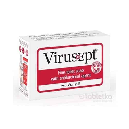 E-shop Virusept toaletné mydlo s antibakteriálnou prísadou, s vitamínom E 90 g