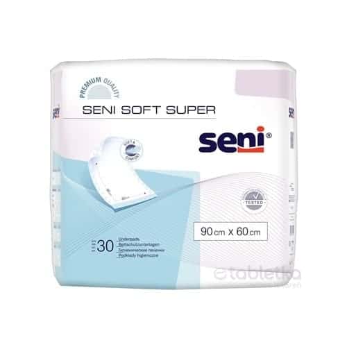 Seni SOFT SUPER hygienické podložky, 90×60 cm, 30 ks