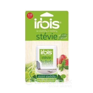 irbis stévia (inovácia 2019) tbl (stolové sladidlo na báze glykozidov steviolu) 1x110 ks