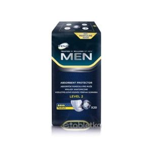 TENA MEN LEVEL 2 absorpčné vložky pre mužov, Medium 20 ks