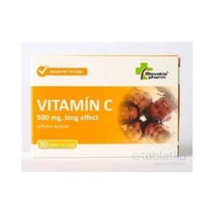 Slovakiapharm VITAMÍN C 500 mg long effect 30 tbl
