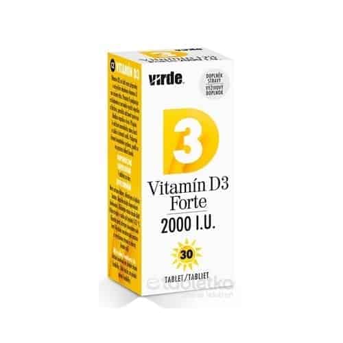 E-shop VIRDE Vitamín D3 Forte 2000 I.U. 30 tbl