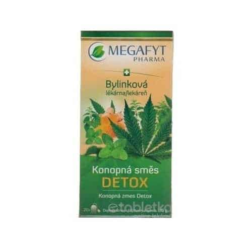MEGAFYT Bylinková lekáreň Konopná zmes DETOX 20 x 1,5 g