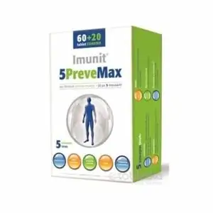 Imunit 5PreveMax (s nukleotidami a betaglukanom) 60+20 zadarmo – 80 tbl