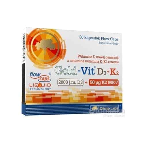 Gold-Vit D3+K2 30 kapsúl