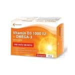 Noventis Vitamín D3 1000 IU + Omega-3 1x60ks