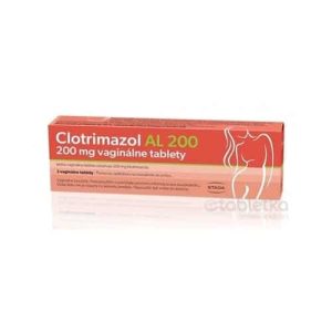 Clotrimazol AL 200 vaginálne tablety 3 kusy