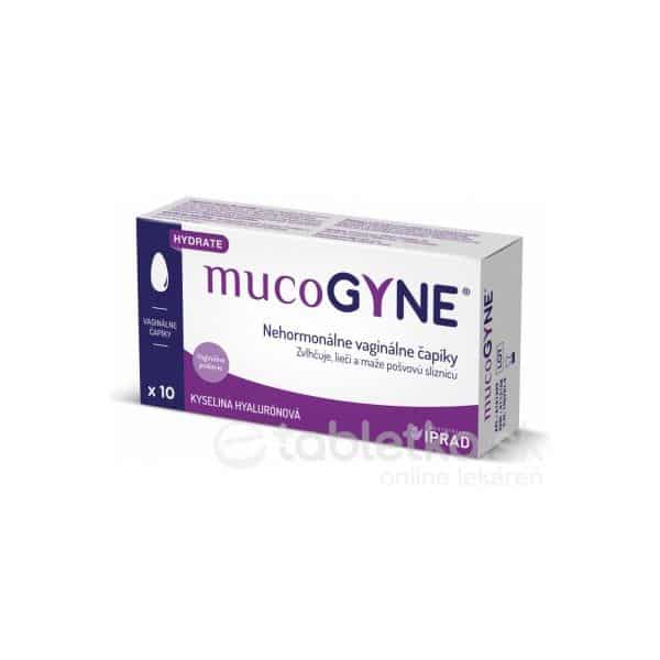 mucoGYNE nehormonálne vaginálne čapíky 10 ks