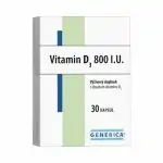 GENERICA Vitamin D3 800 I.U. 30 cps