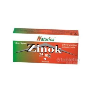 Naturica ZINOK 25 mg 1x60ks