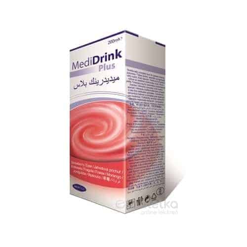 MediDrink Plus jahoda 30 x 200 ml