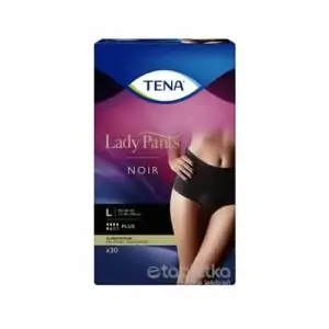 TENA Lady Pants PLUS NOIR LARGE inkontinenčné nohavičky – 30 ks
