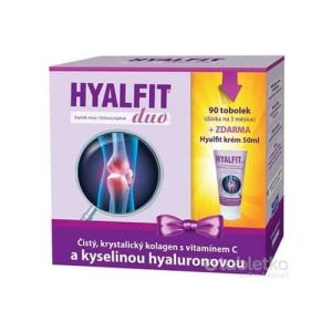 HYALFIT DUO darčekové balenie – 90 cps + Hyalfit gél 50 ml ZDARMA, 1 set
