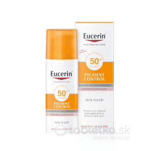 Eucerin SUN PIGMENT CONTROL SPF50+ Emulzia na tvár na opaľovanie s depigmentačným účinkom 50 ml