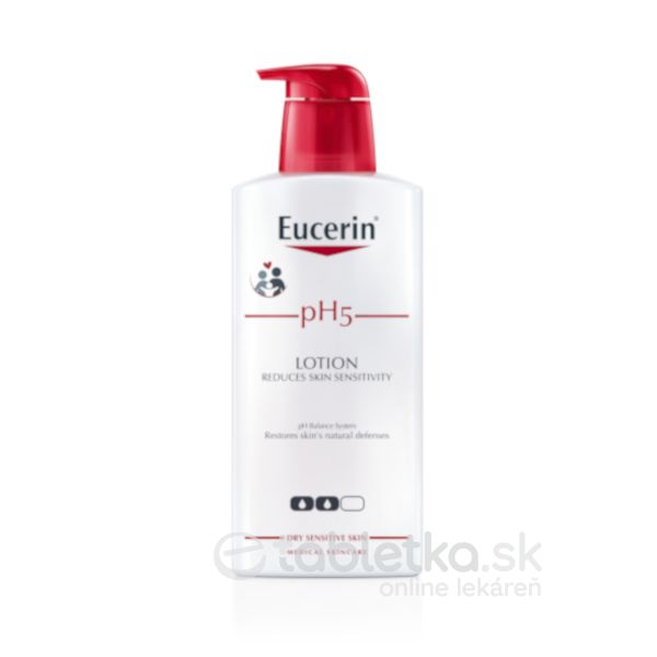 E-shop Eucerin pH5 telové mlieko pre citlivú pokožku 400 ml