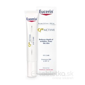 Eucerin Q10 ACTIVE očný krém proti vráskam pre citlivú pokožku 15 ml