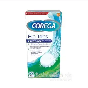 COREGA BIO Tabs antibakteriálne čistiace tablety 136ks