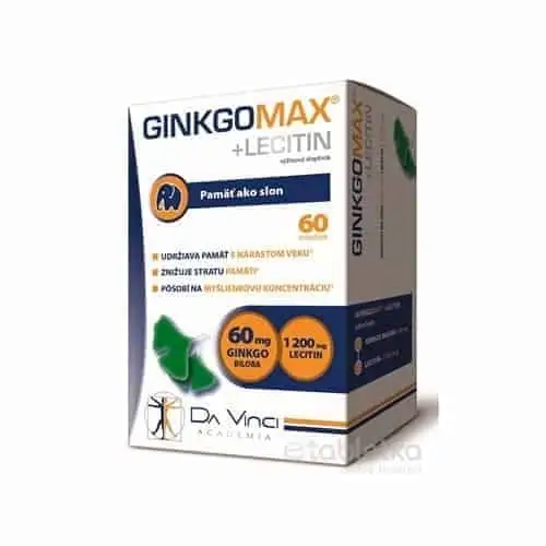 GINKGO MAX + LECITIN – DA VINCI 60 cps