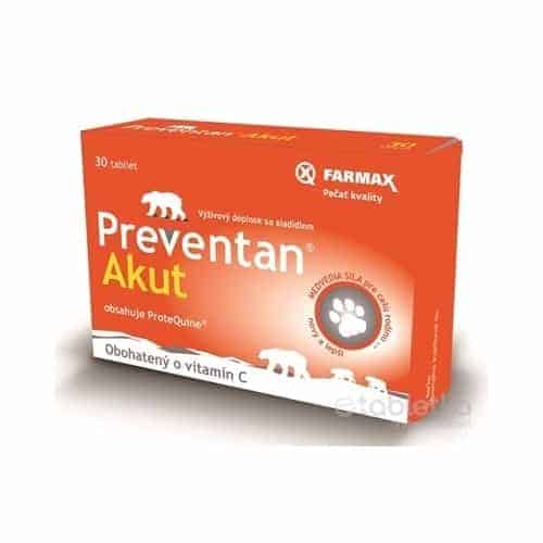 FARMAX Preventan Akut obohatený o vitamín C 30 tbl