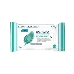 LACTACYD with ANTIBACTERIALS obrúsky na intímnu hygienu 1×15 ks