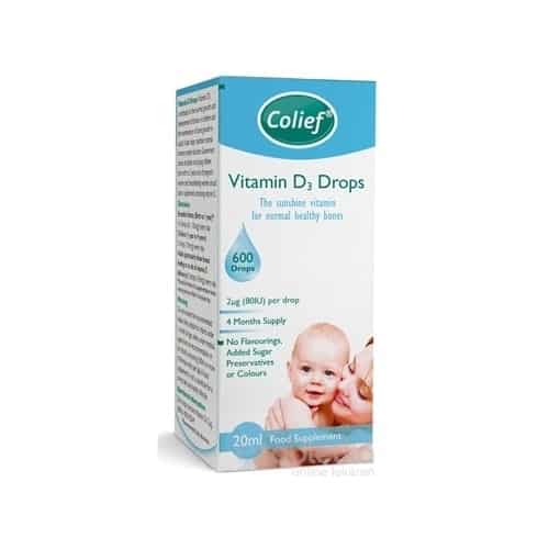 Colief Vitamin D3 Drops 20 ml etabletka