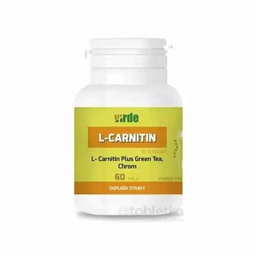VIRDE L-CARNITIN Plus Green Tea, Chróm 60 tbl