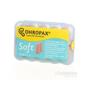 OHROPAX SOFT Ušné vložky v plastovom obale 1×10 ks